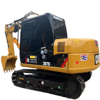 Stokta En İyi Fiyata Kullanılmış Caterpillar 307D 7t Ekskavatör Satılık Sağlam Dayanıklı Güçlü Ekskavatör