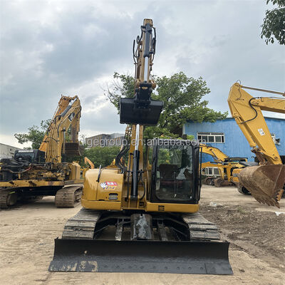 Kullanılmış Caterpillar 308C 8t ekskavatörü stokta ucuz fiyatlı sıcak satışı iyi durumda ikinci el güçlü ekskavatör Satılık