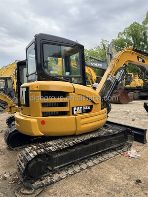 Stokta Ucuz Fiyatlı Sağlam Dayanıklı Ekskavatör, Kullanılmış Caterpillar 303.5E 3.5t Ekskavatör