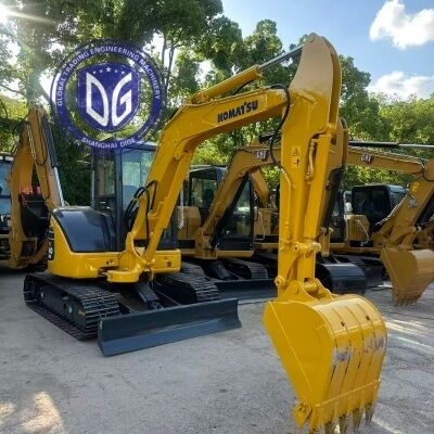 İkinci El Japonya Komatsu PC40 Mini Ekskavatör 4 Tonluk Küçük Hidrolik Kazıcı Düşük Çalışma Saatleri